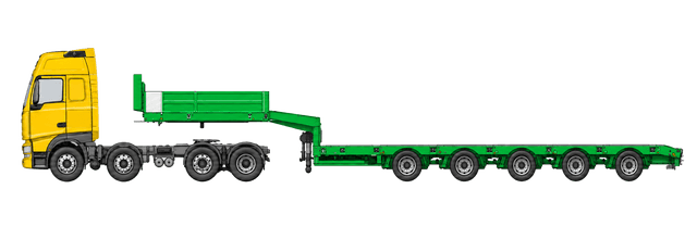 5 Aks Semi-Low-Loader